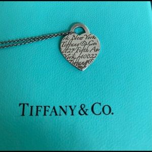 Tiffany &Co. Silver Heart Necklace